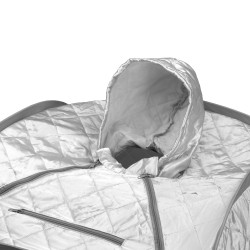 Sauna à vapeur pour utilisation à domicile avec température ajustable jusqu'à 60°C - Système de rangement pop-up