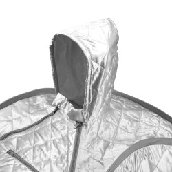 Sauna à vapeur pour utilisation à domicile avec température ajustable jusqu'à 60°C - Système de rangement pop-up
