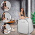 Sauna à vapeur pour utilisation à domicile avec température ajustable jusqu'à 60°C - Système de rangement pop-up