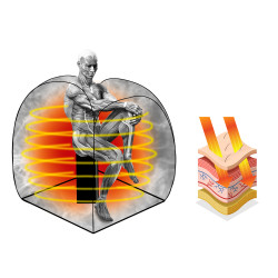Sauna à vapeur pour utilisation à domicile avec température ajustable jusqu'à 60°C - Système de rangement pop-up