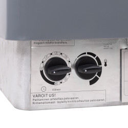 Chauffage électrique pour saunas tonneaux avec capacité de roche de 15 kg - Température jusqu'à 90°C
