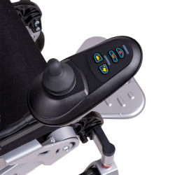 Fauteuil roulant pliable à propulsion électrique 500 W - Vitesse maximale 6 km/h et portée de 24 km