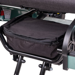 Fauteuil roulant motorisé 700 W avec contrôle par joystick et télécommande - Autonomie 24 km et vitesse ajustable jusqu'à 6 km/h