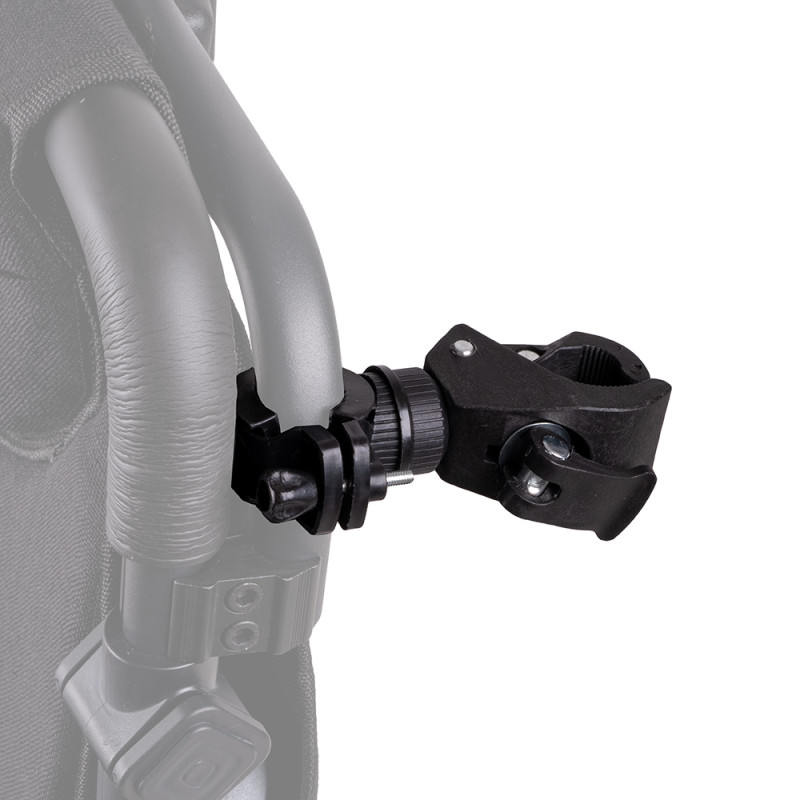 Support de canne pour fauteuil roulant électrique