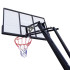 Panier de basket-ball réglable en hauteur et cerceau à ressorts de compression - Filet en nylon résistant et cadre en acier