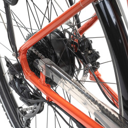 Vélo électrique de ville 28" autonome jusqu'à 150 km avec moteur 250 W et 5 modes d'assistance