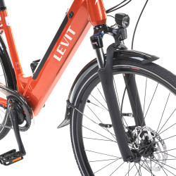 Vélo électrique de ville 28" autonome jusqu'à 150 km avec moteur 250 W et 5 modes d'assistance