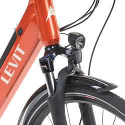 Vélo électrique de ville 28" autonome jusqu'à 150 km avec moteur 250 W et 5 modes d'assistance