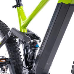 Vélo de montagne électrique tout suspendu avec roues 29" et batterie haute capacité - Fourche à suspension pneumatique
