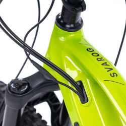 Vélo de montagne électrique tout suspendu avec roues 29" et batterie haute capacité - Fourche à suspension pneumatique