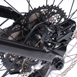 Vélo de montagne électrique tout suspendu avec roues 29" et batterie haute capacité - Fourche à suspension pneumatique