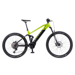 Vélo de montagne électrique tout suspendu avec roues 29" et batterie haute capacité - Fourche à suspension pneumatique