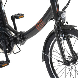 Vélo électrique pliable pour déplacements urbains avec roues de 20" et autonomie de batterie de 70 km - Moteur 250 W