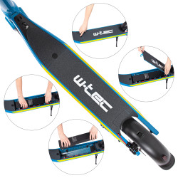 Trottinette électrique pliable avec planche rétroéclairé et autonomie jusqu'à 40 km - 25 km/h maximum