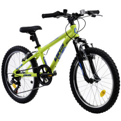 Vélo pour enfants de 6 ans et plus avec 6 vitesses et roues de 20" - Cadre en aluminium et frein en V
