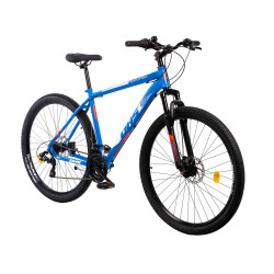 VTT adulte 27,5" Avec 21 vitesses et siège sportif - Béquille et sonnette