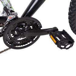 Vélo pour enfants de 8 à 12 ans avec 18 vitesses et roues de 24 pouces - Cadre en acier 15 kg