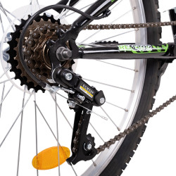 Vélo pour enfants de 8 à 12 ans avec 18 vitesses et roues de 24 pouces - Cadre en acier 15 kg