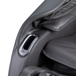 Siège de massage en cuir synthétique avec 12 programmes et 5 vitesses - Chauffage infrarouge pour le dos