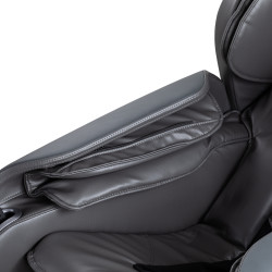 Siège de massage en cuir synthétique avec 12 programmes et 5 vitesses - Chauffage infrarouge pour le dos