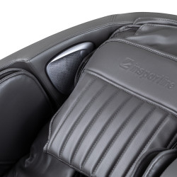 Siège de massage en cuir synthétique avec 12 programmes et 5 vitesses - Chauffage infrarouge pour le dos