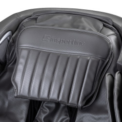 Siège de massage en cuir synthétique avec 12 programmes et 5 vitesses - Chauffage infrarouge pour le dos