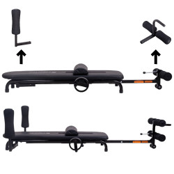 Table d'étirement dorsal pliable et réglable pour les maux de dos - Usage professionnel et domestique