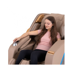 Fauteuil de massage électrique 150W inclinable avec chauffage arrière et dispositif d'ionisation - Courbure anatomique