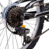 Vélo à suspension intégrale pour enfants de 6 à 9 ans avec roues de 20" - 6 vitesses pour terrains difficiles