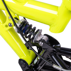 Vélo à suspension intégrale pour enfants de 6 à 9 ans avec roues de 20" - 6 vitesses pour terrains difficiles