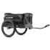 Remorque utilitaire pliable de vélo 118 litres avec couvercle et roues de 20" amovibles - Charge max 45 kg et tissu imperméable