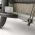 Remorque utilitaire à suspension inférieure avec capacité de charge de 45 kg - 118 Litres