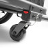 Remorque utilitaire à suspension inférieure avec capacité de charge de 45 kg - 118 Litres