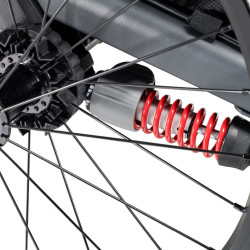 Remorque tout-terrain et pliable de vélo pouvant transporter un enfant - Support de tête intégré