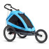 Remorque tout-terrain et pliable de vélo pouvant transporter un enfant - Support de tête intégré