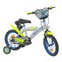 Vélo pour enfants avec roues stabilisatrices et roues gonflables de 14 ou 16 pouces - Design Shark