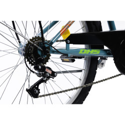 Vélo pour enfants 24" à 6 vitesses et fonctions de sécurité - Éclairage avant et béquille