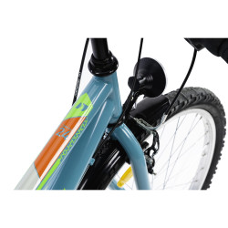 Vélo pour enfants 24" à 6 vitesses et fonctions de sécurité - Éclairage avant et béquille
