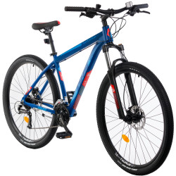 Vélo tout-terrain avec roues 29 pouces et 24 vitesses - VTT pour explorations sportives