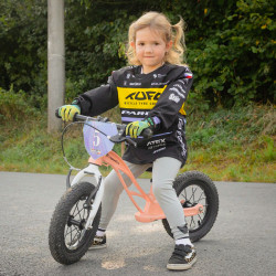 Vélo d'équilibre pour enfants dès 2 ans à deux roues gonflables 12" - Assise et guidon ajustables