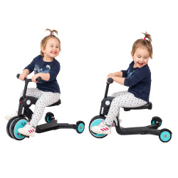 Véhicule polyvalent 5 en 1 pour enfants - Apprentissage de la mobilité