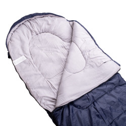Sac de couchage adapté aux basses températures jusqu'à -10° C avec sac de compression pour un transport facile - 220 x 75 cm