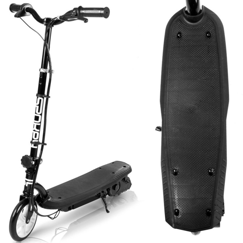 Trottinette électrique ALTAIS design noir pour enfants.