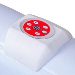 Spa gonflable ovale compact 190 x 120 x 65 cm pour 2 personnes avec filtre à eau et jets de massage x 100 - Température max 40°C