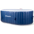 Spa gonflable ovale compact 190 x 120 x 65 cm pour 2 personnes avec filtre à eau et jets de massage x 100 - Température max 40°C