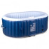 Spa gonflable ovale compact 190 x 120 x 65 cm pour 2 personnes avec filtre à eau et jets de massage x 100 - Température max 40°C