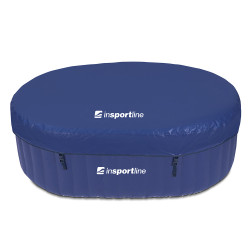 Spa gonflable ovale compact 190 x 120 x 65 cm pour 2 personnes avec filtre à eau et jets de massage x 100 - Température max 40°C