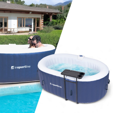 Spa gonflable ovale 150 x 80 x 50 cm pour deux personnes