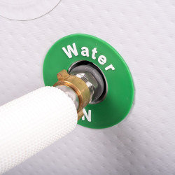 Baignoire à remous gonflable et connectée avec thermostat de 3° à 40°C de 160 x 85 x 65 cm - Contrôle à distance