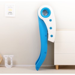 Toboggan pour enfants avec échelle anti dérapante - Rouge